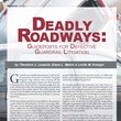 Defective guardrail litigation article