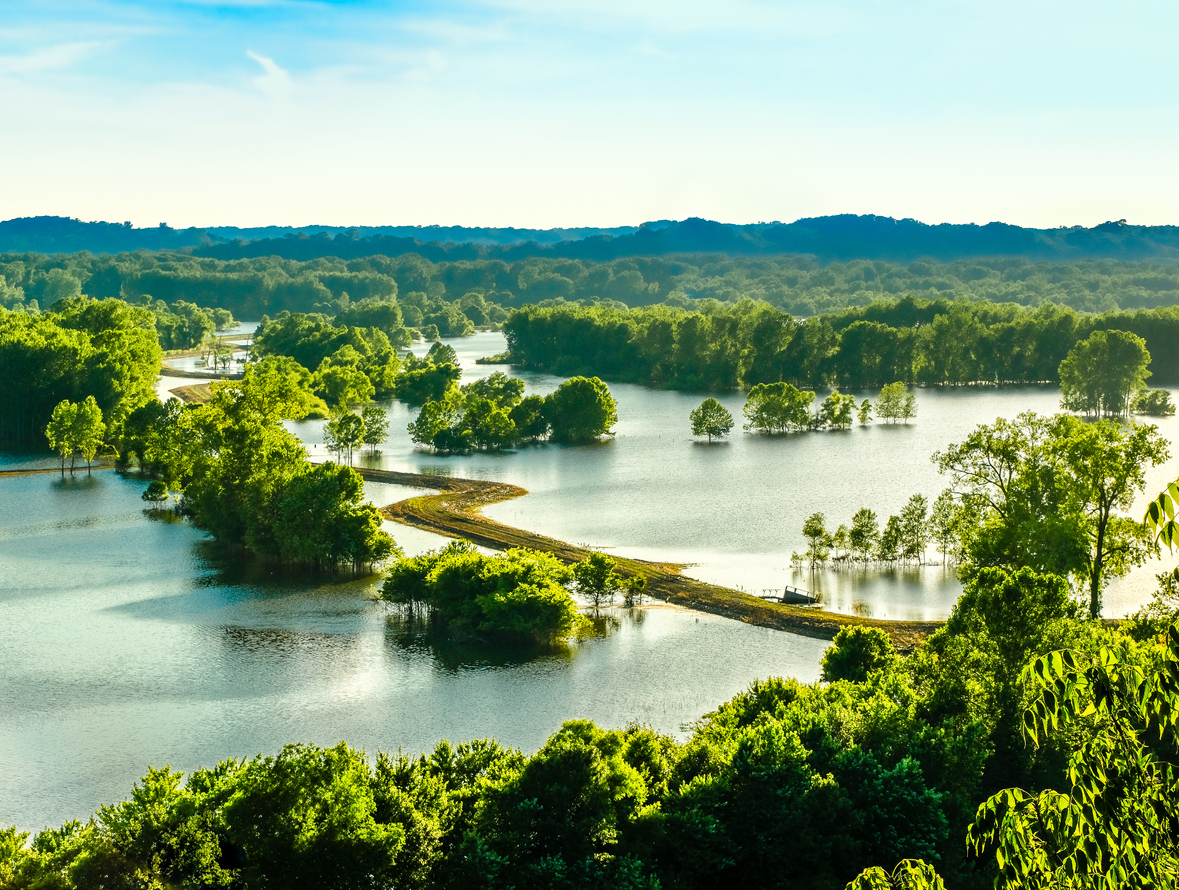 Missouri River floodplain