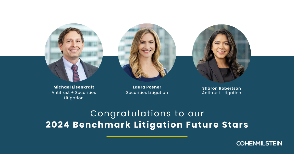 2023 Benchmark Stars - Eisenkraft Robertson Posner