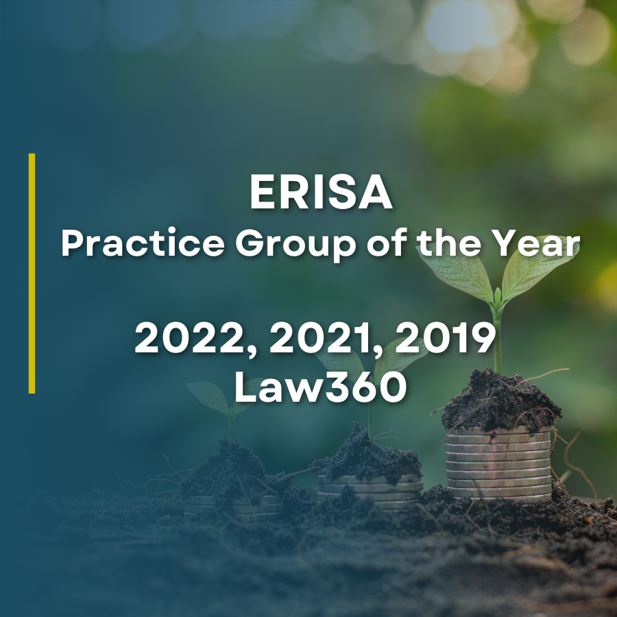 Law360 top-ranked ERISA practice