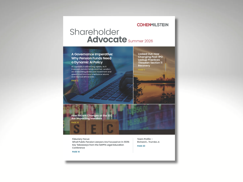 Cover of the Summer 2026 Shareholder Advocate
